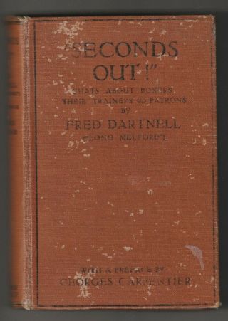 Rare Book: Seconds Out By Fred Dartnell,  Undated,  But 1924