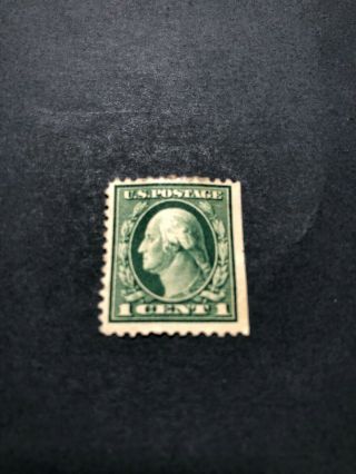 Rare Us Stamp 1 Cent Washington Green