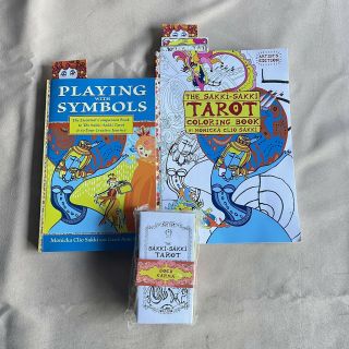 Sakki - Sakki Tarot W/ Guidebook And Coloring Book Signed,  Oop,  Htf,  Rare