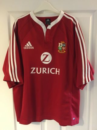 2005 British And Irish Lions Home Rugby Football Shirt Rare Xl Men’s Adidas