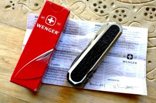 Rare Wenger Luxury Cigar Cutter 1.  79.  36.  704 | Couteau Suisse Sak Métal Cuir