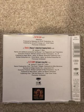 Michael Jackson On The Line Rare CD Remix Ghosts Is It Scary 2