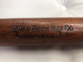 1920s Zinn Beck 33 Inch Baseball Bat Rare Indoor Bat No 12 Greenville Sc