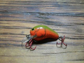 Vintage Bagley Kill R B Crankbait Lure 1 1/2 Inch Rare Colored Crawfish