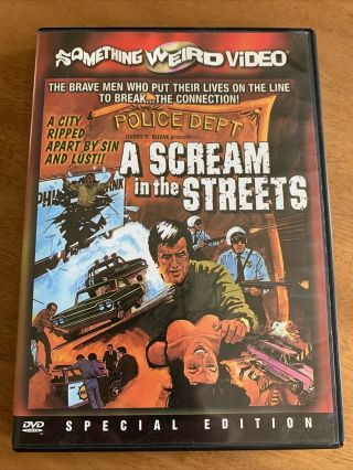 A Scream In The Streets - Something Weird Video Dvd Rare Harry Novak 1973