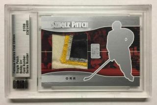 2010 Famous Fabrics Bobby Orr Huge Patch Game Bruins 3c 1 Of 9 Rare