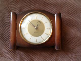 Antique/vintage Electric,  Mantle,  Clock,  Wood,  Westclox,  Scotland