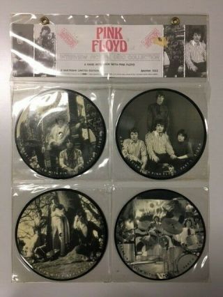 Pink Floyd - Baktabak Limited Edition Rare 7 " Interview Picture Discs Uk Press