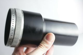 Very Rare Carl Zeiss Jena Kipronar F/1,  9 120mm Projection Lens Bokeh Fast 9cm