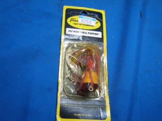 Fred Arbogast Fly Rod Hula Popper In Package 1/16 0z 1000 03