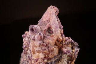 UNIQUE RARE Fluorite Pseudomorph after Calcite Crystal MOROCCO - Ex.  Lemanski 3
