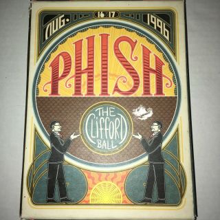 Phish - The Clifford Ball 7 - Disc Dvd Set Rhino Rare And Oop