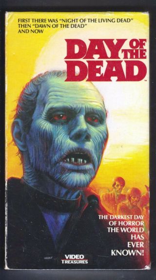 Day Of The Dead Vhs Horror Rare