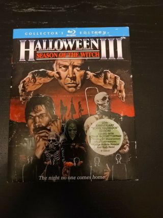 Halloween 3 Blu Ray Scream Factory Collectors Edition With Rare Slipcover