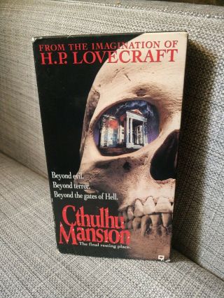 Cthulhu Mansion Vhs Horror Slasher Gore Rare H.  P.  Lovecraft