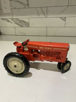 Rare,  Vintage Tru Scale Tractor,  Corn Picker,  Trailer 1/16 Scale 2