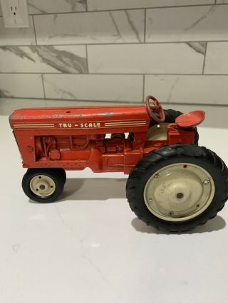 Rare,  Vintage Tru Scale Tractor,  Corn Picker,  Trailer 1/16 Scale 3