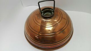 Vintage Wafax Copper Hot Water Bottle Or Carriage Warmer Rg No 849836 Id2343 B38
