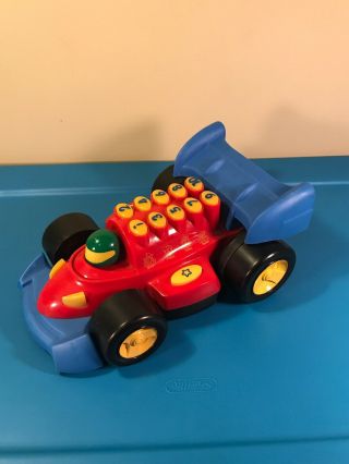Silverlit Toys 2000 Race Car Multi Language Red Blue Battery Operated Rare