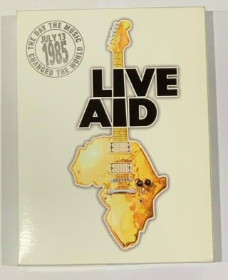 Rare Live Aid 1985 4 Disc Dvd W/booklet Queen U2 Dylan Clapton Who Petty Jagger