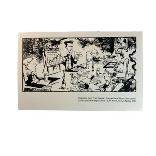 Rare Art Postcard: Bill Watterson Before Calvin And Hobbes Draws Mark Twain