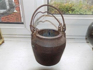 Vintage Cast Iron 1/4 Pint Glue Pot Smelting Pot By Kenrick