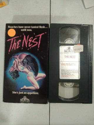 The Nest Vhs Rare Cult Scifi Horror Gore Mgm Video