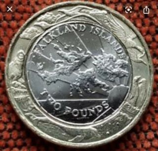 Falkland Islands Coin 2004 £2 - 30 Years Of Coinage Falklands Rare Coins