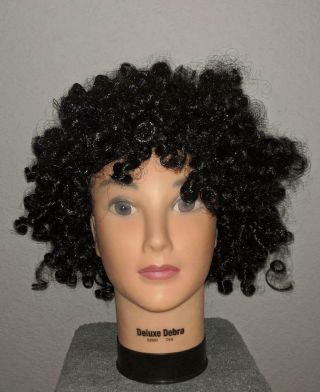 Rare Deluxe Debra Mannequin Cosmetology Head W/ 2 Wigs - Human Hair Hand Implanted