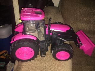 Rare Case Ih Big Farm Lights And Sounds Ertl 1/16 Toy Tractor Pink 16”