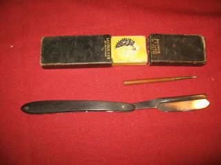 Vintage Antique Straight Razor Jacques Le Coultre Old Early