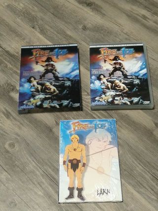 Fire And Ice Frazetta Bakshi (2005 2 Dvd Limited Edition) 1983 Remastered Rare