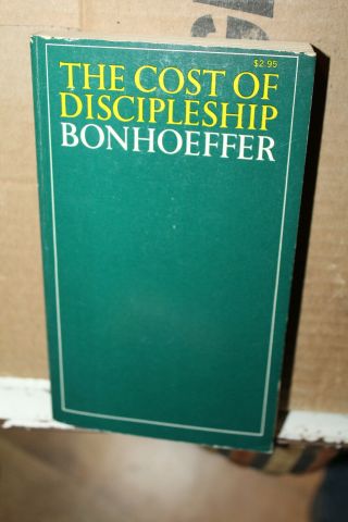1976 The Cost Of Discipleship Macmillan Book Dietrich Bonhoeffer Rare