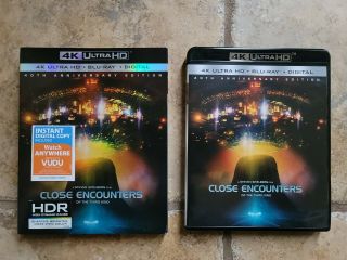 Close Encounters Of The Third Kind Slipcover 4k Ultra Hd/blu - Ray Rare Oop