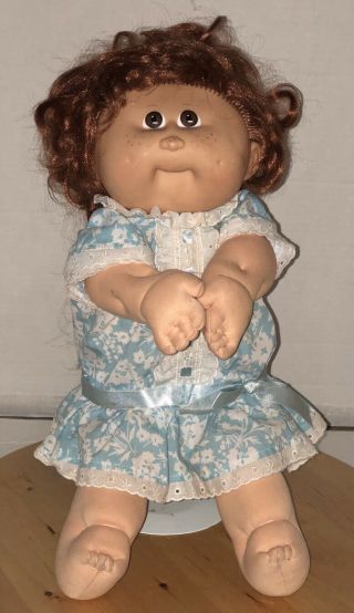 Cabbage Patch Kids Doll With Growing Hair Vintage 1987 Red Curls