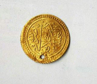 Mahmud Rare Islamic Gold Coin/ottoman Empire 1808ad Turkey Istambul