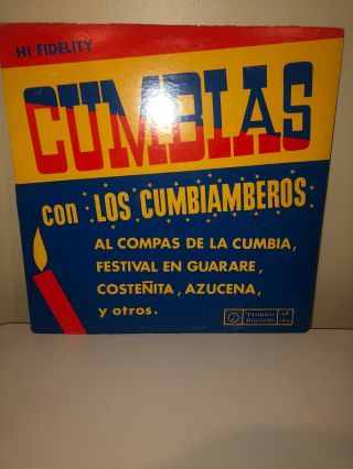 Rare Latin Cumbia Lp : Los Cumbiamberos Al Compas De La Cumbia Tropico 1042