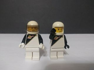 Lego Vintage Space Minifigures Black & White Rare