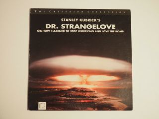 Dr.  Strangelove Criterion Cav Laserdisc Stanley Kubrick Rare 2 - Ld Gatefold