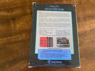 Sierra - Black Box - Wrath of Denethenor - Rare Apple II Classic Computer Game 3