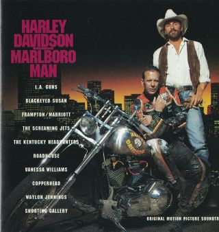 Harley Davidson & The Marlboro Man Soundtrack Cd Very Rare Oop