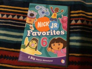 Nick Jr.  Favorites - Vol.  6 Dvd Rare Dora Blues Clues Wonder Pets Backyardigans