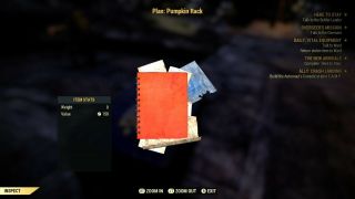 Rare Halloween Pumpkin Rack Plan Fallout Xbox