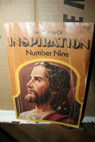 1973 Songs Of Inspiration Number Nine 9 Hymnal Song Book Bob Benson Rare