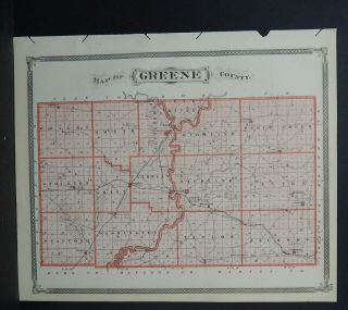Indiana Maps,  1876 Greene County N2 35