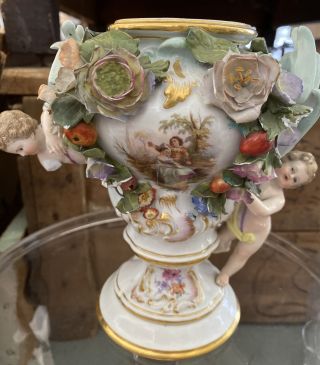 Very Rare 18th Century Meissen Porcelain Vase