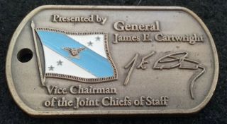 Rare General Cartwright Cjcs Vice Chairman Joint Chiefs Of Staff Challenge Coin