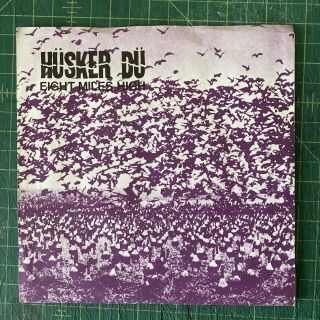 Husker Du Eight Miles High Masochism World Post Punk Rock Sst Single 025 45 Rare