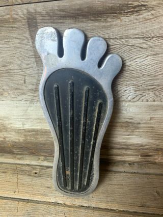 Vintage Rare Custom Foot Gas Pedal Muscle Car Rat Rod Ford Chevy Plymouth Dodge