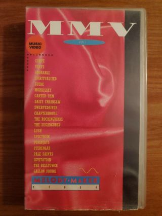 Melody Maker - Mmv Vol.  1 Vhs Ntsc Rare Curve Verve Morrissey Lush Shoegaze